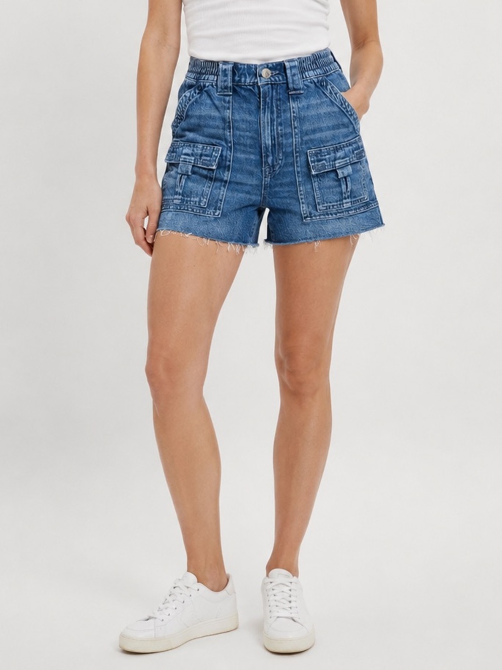 American Eagle High-Rise 90s Boyfriend Denim Shorts Size 6